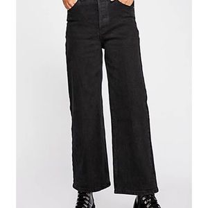 Free People Wide Leg Jeans Size 26